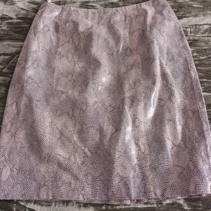 Animal print pencil skirt